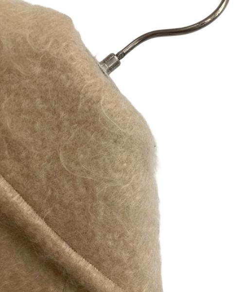 journal standard L'essage（ジャーナルスタンダード レサージュ）journal standard L'essage (ジャーナルスタンダード レサージュ) モヘヤMIXシャギーダブルコート  ベージュ サイズ:FREEの古着・服飾アイテム