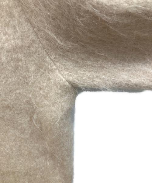 journal standard L'essage（ジャーナルスタンダード レサージュ）journal standard L'essage (ジャーナルスタンダード レサージュ) モヘヤMIXシャギーダブルコート  ベージュ サイズ:FREEの古着・服飾アイテム