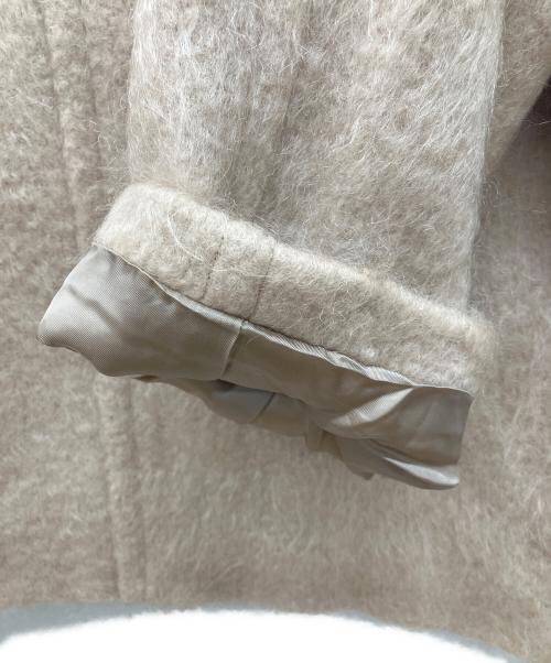 journal standard L'essage（ジャーナルスタンダード レサージュ）journal standard L'essage (ジャーナルスタンダード レサージュ) モヘヤMIXシャギーダブルコート  ベージュ サイズ:FREEの古着・服飾アイテム