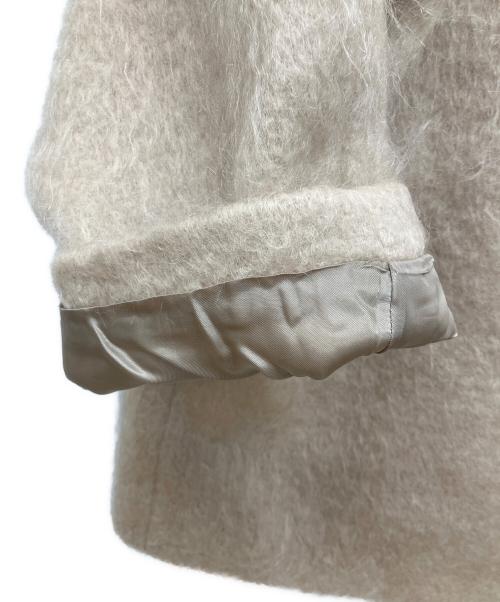 journal standard L'essage（ジャーナルスタンダード レサージュ）journal standard L'essage (ジャーナルスタンダード レサージュ) モヘヤMIXシャギーダブルコート  ベージュ サイズ:FREEの古着・服飾アイテム