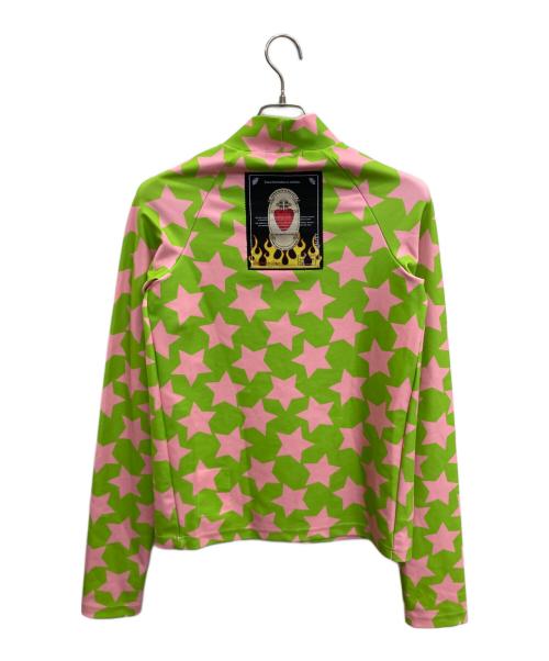 TENDER PERSON（テンダ―パーソン）TENDER PERSON (テンダ―パーソン) 星柄ハイネックカットソー グリーン サイズ:4の古着・服飾アイテム