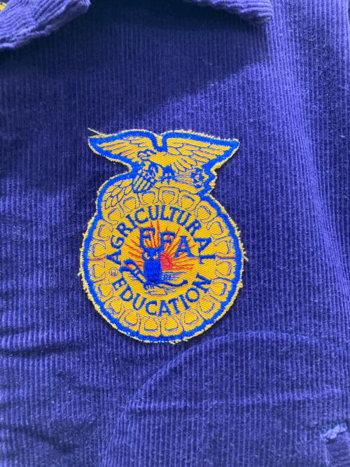 NATIONAL FFA（ナショナルエフエフエー）NATIONAL FFA (ナショナルエフエフエー) コーデュロイファーマーズジャケット パープル サイズ:Mの古着・服飾アイテム