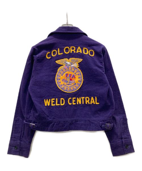 NATIONAL FFA（ナショナルエフエフエー）NATIONAL FFA (ナショナルエフエフエー) コーデュロイファーマーズジャケット パープル サイズ:Mの古着・服飾アイテム