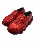 groundsグラウンズ）の古着「JEWELRY LOAFER」｜レッド