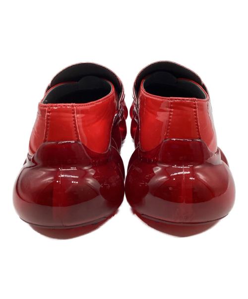 grounds（グラウンズ）grounds (グラウンズ) JEWELRY LOAFER レッド サイズ:25の古着・服飾アイテム