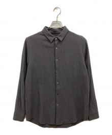 tilt the authentics（チルトザオーセンティックス）の古着「SCY Back Brashed Denim No Stitch Shirt」｜グレー