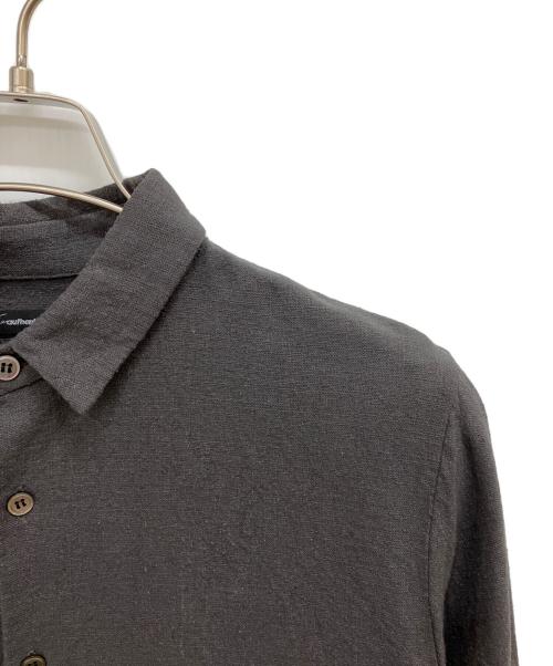 tilt the authentics（チルトザオーセンティックス）tilt the authentics (チルトザオーセンティックス) SCY Back Brashed Denim No Stitch Shirt グレー サイズ:SIZE1の古着・服飾アイテム