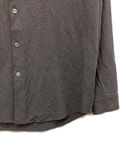 tilt the authentics（チルトザオーセンティックス）tilt the authentics (チルトザオーセンティックス) SCY Back Brashed Denim No Stitch Shirt グレー サイズ:SIZE1の古着・服飾アイテム