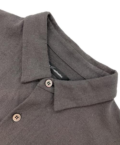 tilt the authentics（チルトザオーセンティックス）tilt the authentics (チルトザオーセンティックス) SCY Back Brashed Denim No Stitch Shirt グレー サイズ:SIZE1の古着・服飾アイテム