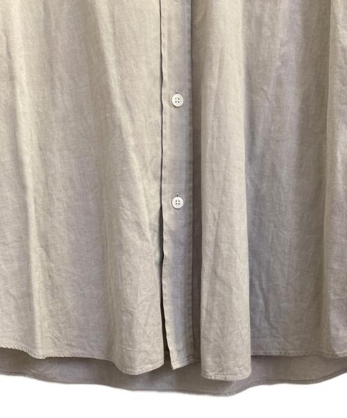 HERMES（エルメス）HERMES (エルメス) セリエボタン長袖シャツ グレー サイズ:42の古着・服飾アイテム