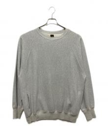 BATONER（バトナ―）の古着「MELANGE COLOR JUMBERCA URAKE CREW」｜グレー