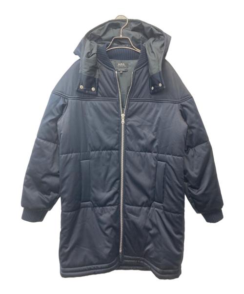 A.P.C.（アーペーセー）A.P.C. (アーペーセー) 中綿コート ネイビー サイズ:36の古着・服飾アイテム