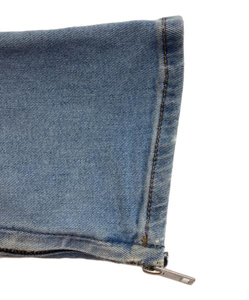 DIESEL（ディーゼル）DIESEL (ディーゼル) DEEPZIPダメージ加工デニムパンツ インディゴ サイズ:28の古着・服飾アイテム