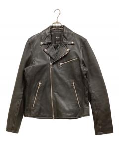 中古・古着通販】BEAMS (ビームス) ラムレザーダブルライダース