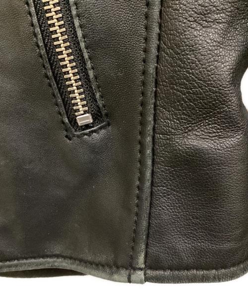 BEAMS（ビームス）BEAMS (ビームス) ダブルライダースジャケット ブラック サイズ:SIZE Mの古着・服飾アイテム