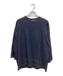 BLURHMS（ブラームス）の古着「Co/Silk Nep Hockey Shirt」｜ブラック