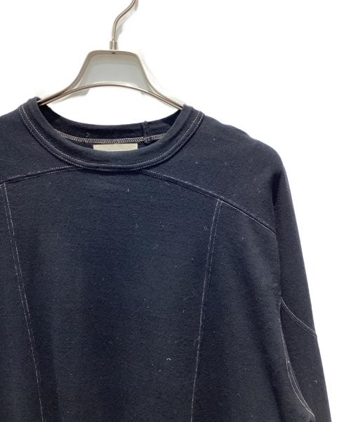 BLURHMS（ブラームス）blurhms (ブラームス) Co/Silk Nep Hockey Shirt ブラック サイズ:２の古着・服飾アイテム