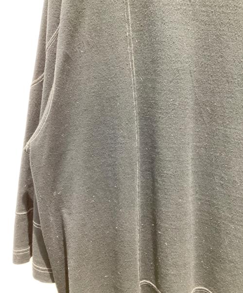 BLURHMS（ブラームス）blurhms (ブラームス) Co/Silk Nep Hockey Shirt ブラック サイズ:２の古着・服飾アイテム