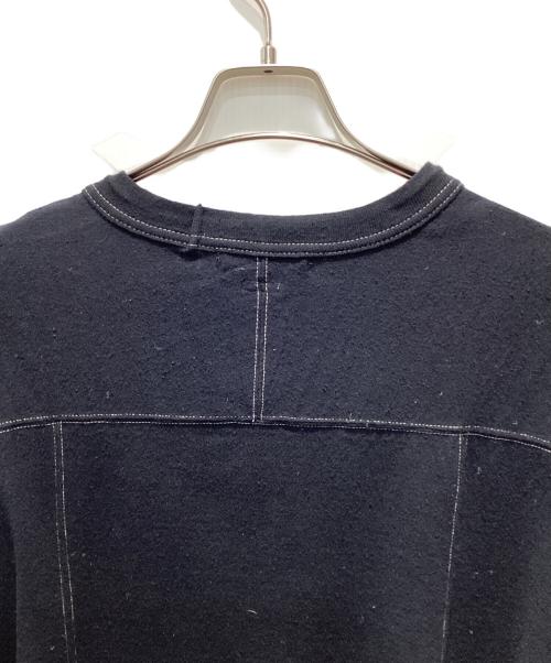 BLURHMS（ブラームス）blurhms (ブラームス) Co/Silk Nep Hockey Shirt ブラック サイズ:２の古着・服飾アイテム
