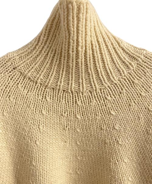 COMOLI（コモリ）COMOLI (コモリ) カシミア和紙ハンドタートルネックニット アイボリー サイズ:2の古着・服飾アイテム
