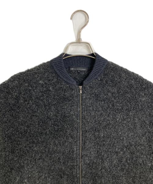 23区（ニジュウサンク）23区 (ニジュウサンク) ボア アウター　MA１　ブルゾン　ウール ブラック サイズ:38の古着・服飾アイテム