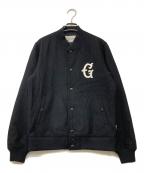 WACKO MARIAワコマリア）の古着「ロゴワッペンスタジャン」｜ブラック