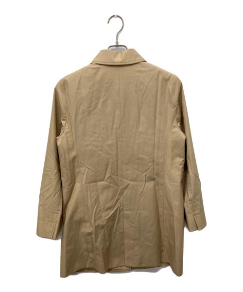 NEWYORKER（ニューヨーカー）NEWYORKER (ニューヨーカー) TCオーガニックギャバジン ステンカラーコート ベージュ サイズ:11ARの古着・服飾アイテム