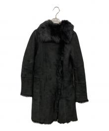 JOSEPH（ジョゼフ）の古着「ムートンコート」｜ブラック
