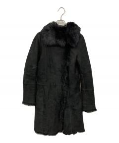 中古・古着通販】JOSEPH (ジョゼフ) ムートンコート ブラウン サイズ