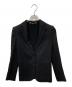GUCCI（グッチ）の古着「ニット切替カシミヤ混テーラードジャケット」｜ブラック