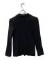 GUCCI (グッチ) ニット切替カシミヤ混テーラードジャケット ブラック サイズ:36：9000円