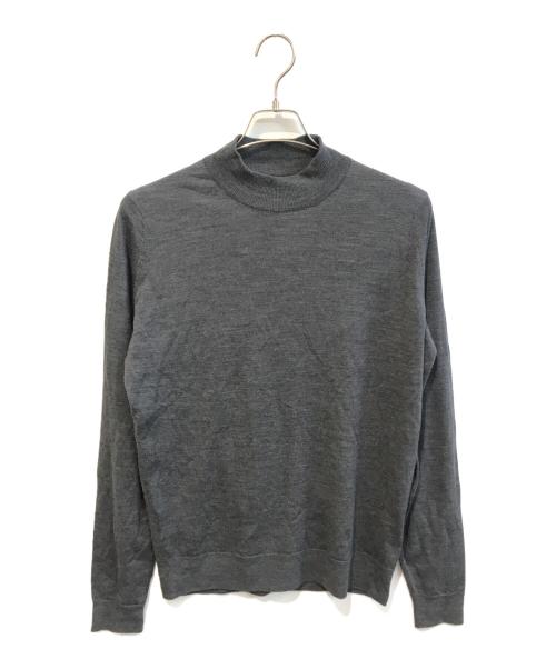 JOHN SMEDLEY（ジョンスメドレー）JOHN SMEDLEY (ジョンスメドレー) モックネックニット グレー サイズ:Lの古着・服飾アイテム