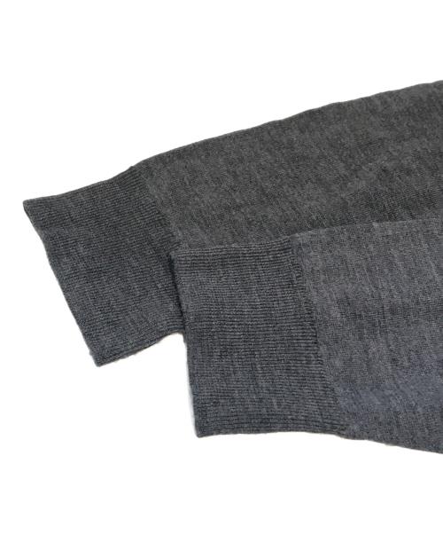 JOHN SMEDLEY（ジョンスメドレー）JOHN SMEDLEY (ジョンスメドレー) モックネックニット グレー サイズ:Lの古着・服飾アイテム