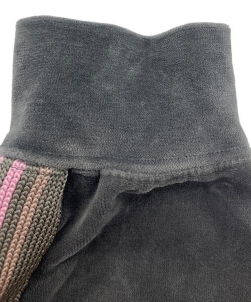 Needles（ニードルズ）Needles (ニードルズ) BEAMS BOY (ビームスボーイ) Track Dress Velvet　トラック ドレス ベルベット グレー サイズ:XSの古着・服飾アイテム