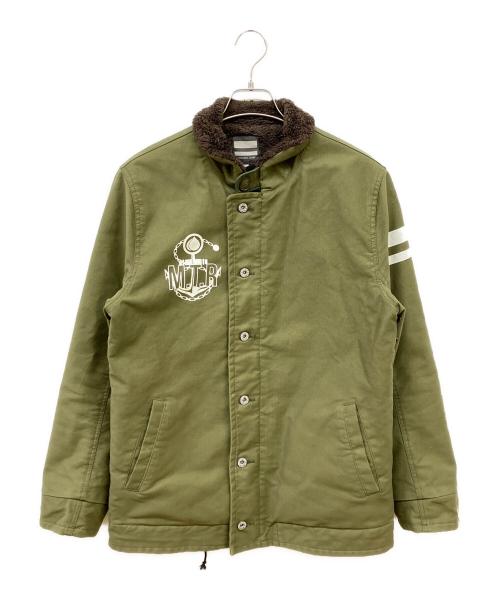 MOMOTARO JEANS（桃太郎ジーンズ）MOMOTARO JEANS (桃太郎ジーンズ) N-1 デッキジャケット カーキ サイズ:40の古着・服飾アイテム