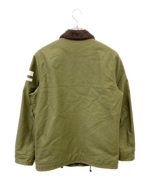 MOMOTARO JEANS（桃太郎ジーンズ）MOMOTARO JEANS (桃太郎ジーンズ) N-1 デッキジャケット カーキ サイズ:40の古着・服飾アイテム