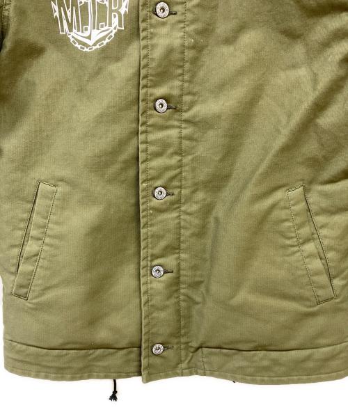 MOMOTARO JEANS（桃太郎ジーンズ）MOMOTARO JEANS (桃太郎ジーンズ) N-1 デッキジャケット カーキ サイズ:40の古着・服飾アイテム