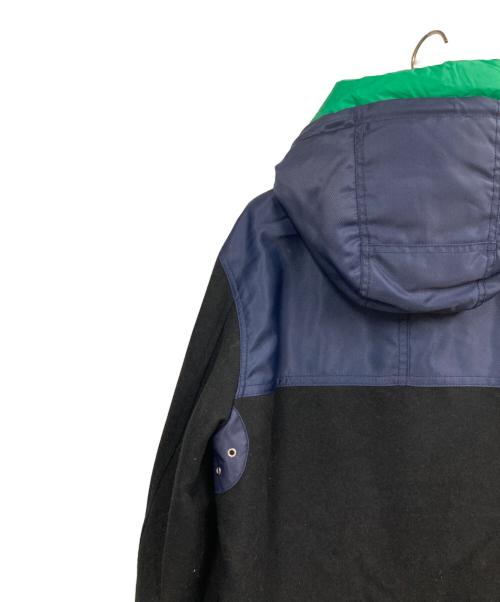 DIESEL（ディーゼル）DIESEL (ディーゼル) 異素材ドッキングジャケット ネイビー×グリーン サイズ:Mの古着・服飾アイテム