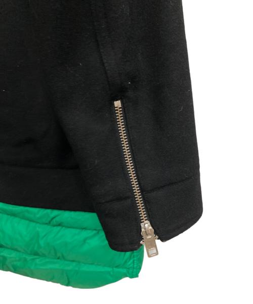 DIESEL（ディーゼル）DIESEL (ディーゼル) 異素材ドッキングジャケット ネイビー×グリーン サイズ:Mの古着・服飾アイテム