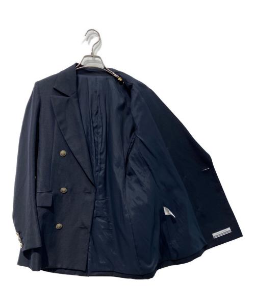BORDERS at BALCONY（ボーダーズアットバルコニー）BORDERS AT BALCONY (ボーダーズアットバルコニー) ダブルジャケット　BD2211-2B-21 ネイビー サイズ:38の古着・服飾アイテム