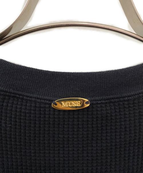 MUSE de Deuxieme Classe（ミューズ ドゥーズィエム クラス）MUSE de Deuxieme Classe (ミューズ ドゥーズィエム クラス) サーマルフレアワンピース ブラック サイズ:-の古着・服飾アイテム