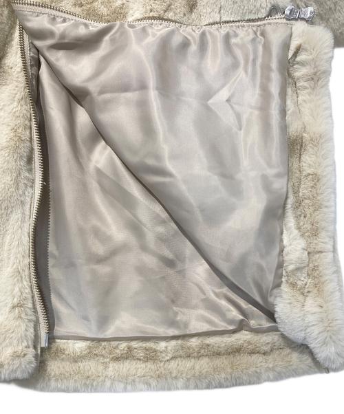 JOURNAL STANDARD relume（ジャーナルスタンダード レリューム）JOURNAL STANDARD relume (ジャーナルスタンダード レリューム) フルジップファーブルゾン アイボリー サイズ:FREEの古着・服飾アイテム