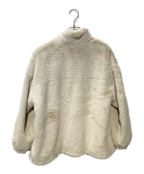 JOURNAL STANDARD relume（ジャーナルスタンダード レリューム）JOURNAL STANDARD relume (ジャーナルスタンダード レリューム) フルジップファーブルゾン アイボリー サイズ:FREEの古着・服飾アイテム