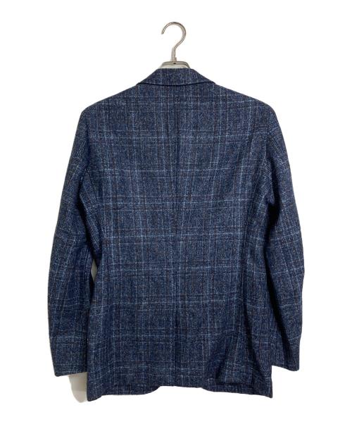 TOMORROW LAND PILGRIM（トゥモローランド ピルグリム）TOMORROW LAND PILGRIM (トゥモローランド ピルグリム) ベビーアルパカウール 2Bシングルテーラードジャケット　AGNONA社製生地使用 ネイビー サイズ:44の古着・服飾アイテム