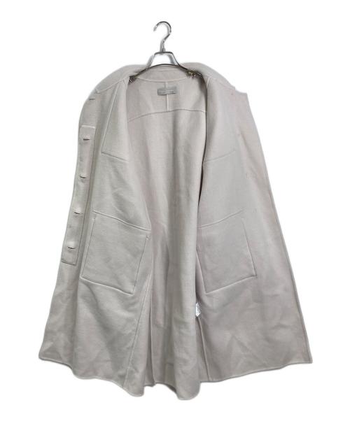 Audrey and John Wad（オードリーアンドジョンワッド）Audrey and John Wad (オードリーアンドジョンワッド) ステンカラーオーバーサイズコート　ビッグシルエット ライトピンク サイズ:Mの古着・服飾アイテム