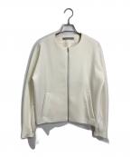 theory luxeセオリーリュクス）の古着「FROST STRETCH NUELA ノーカラージャケット」｜ホワイト