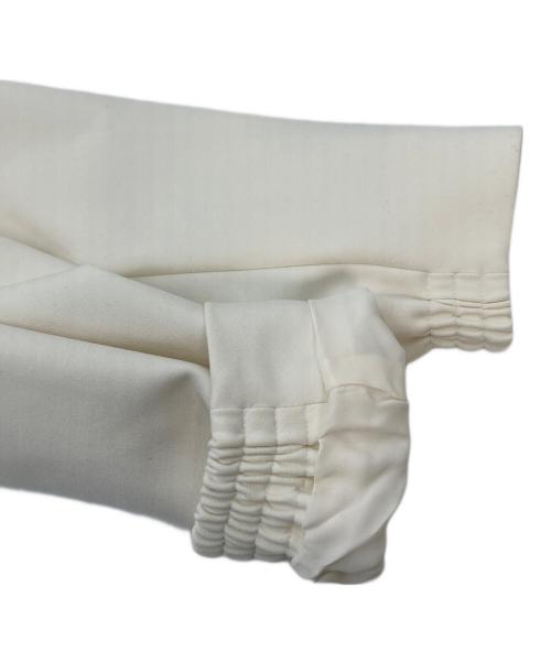 theory luxe（セオリーリュクス）theory luxe (セオリーリュクス) FROST STRETCH NUELA ノーカラージャケット ホワイト サイズ:38の古着・服飾アイテム