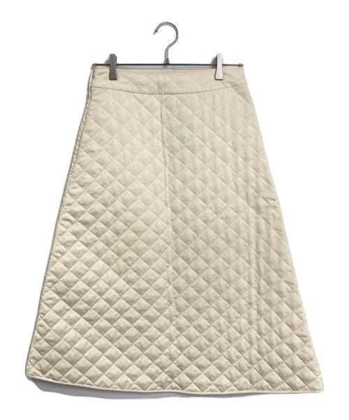theory luxe（セオリーリュクス）theory luxe (セオリーリュクス) DALE LORNA キルティン部スカート　ロングスカート アイボリー サイズ:38 未使用品の古着・服飾アイテム