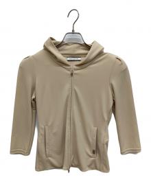FOXEY NEWYORK（フォクシーニューヨーク）の古着「ジップパーカー」｜ベージュ