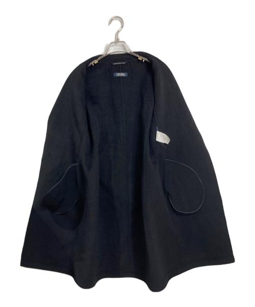 'S Max Mara（エスマックスマーラ）'S Max Mara (エスマックスマーラ) アンゴラブレンドベルテッドコート　ガウンコート　CUCITO A MANO ブラック サイズ:40の古着・服飾アイテム